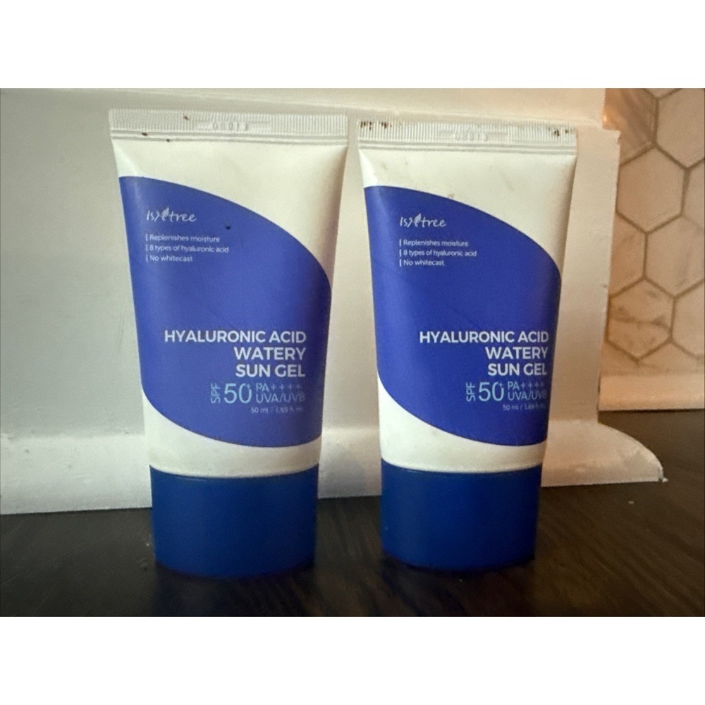 Isntree Hyaluronic Acid Watery Sun Gel Moisturizing Sunscreen 50ml 2 Pack Exp'27